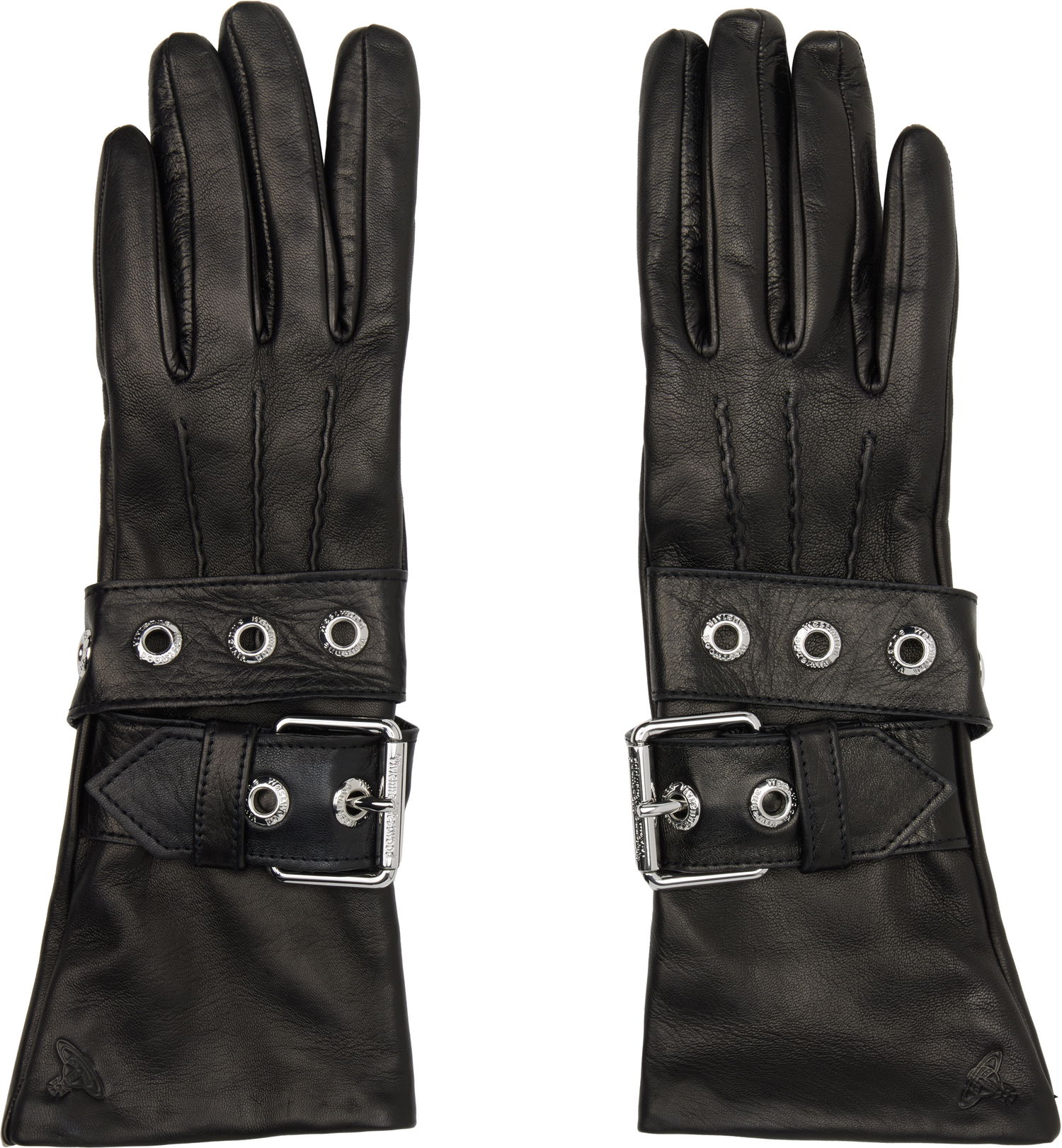 Rukavice Vivienne Westwood Leather Belt Buckle Gloves Čierna | 8202003HW-L00CQ-, 0