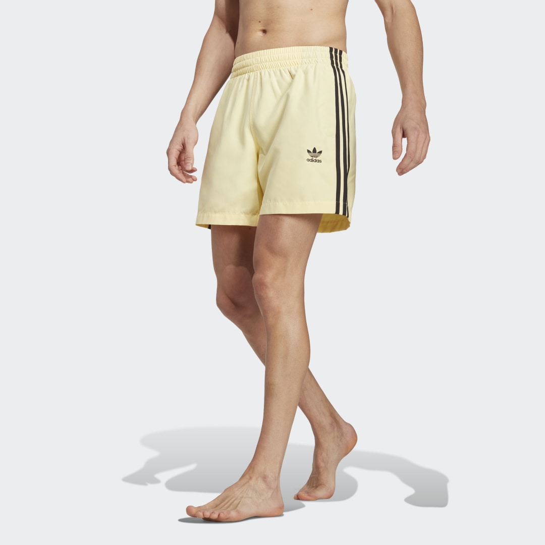 Plavky adidas Originals Adicolor 3-Stripes Swimshorts Žltá | HT4410, 0