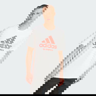 Tričko adidas Performance Benfica Seasonal Graphic Biela | IV7908, 1