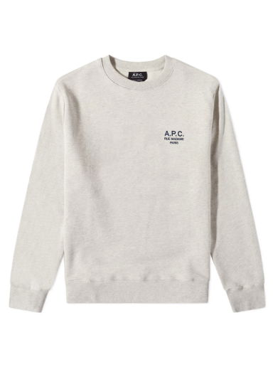 Sveter A.P.C. Rider Small Logo Crewneck Šedá | COEZD-H27699-PAA