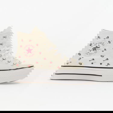 Tenisky a topánky Converse Chuck Taylor All Star Lift Platform Embroidered Strawberries Béžová | A14934C, 4