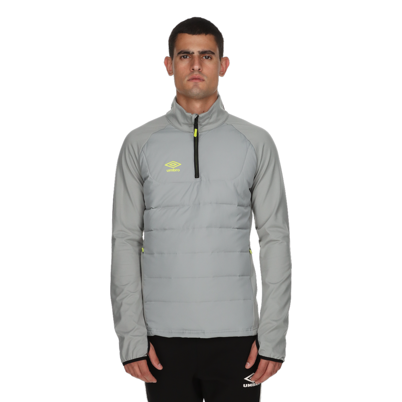 Mikina Umbro Pro Training Padded Half-Zip Pullover Šedá | UMA253M616-03
