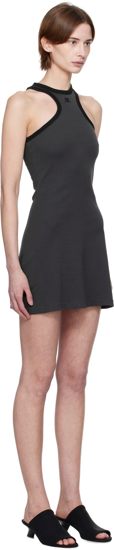 Šaty Courrèges Courrèges Scuba Mini Dress Šedá | 125JRO577JS0203, 1