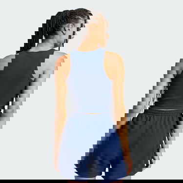 Šortky adidas Performance Ribbed Cropped Tank Top Modrá | JC9010, 1