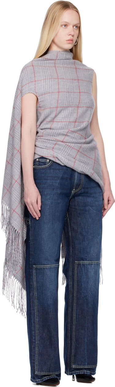 Košeľa Jean Paul Gaultier Jean Paul Gaultier Back Closure Scarf Draped Blouse Rôznofarebný | 25/04-W-TO389-W047-080230, 1