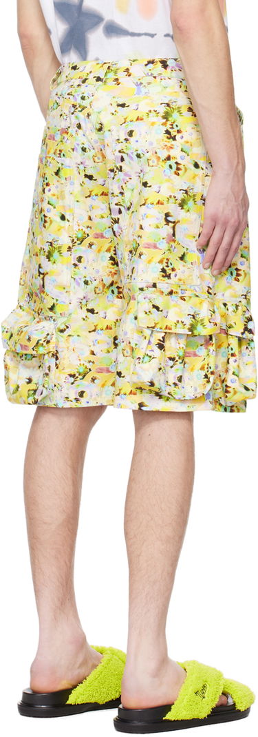 Šortky Collina Strada Collina Strada Puzzle Flower Cargo Shorts Žltá | MXX6410, 2