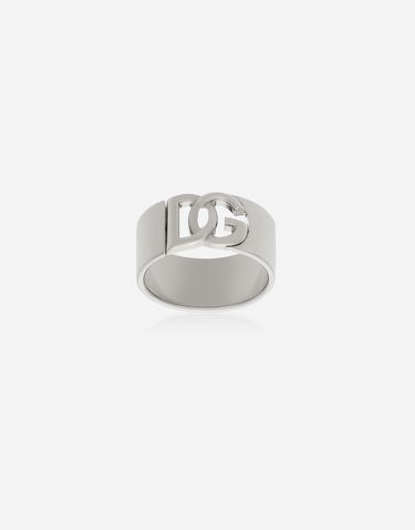 Prsteň Dolce & Gabbana Silver Cut-Out Logo Ring Metalická | WRQ5P1W111187655, 0