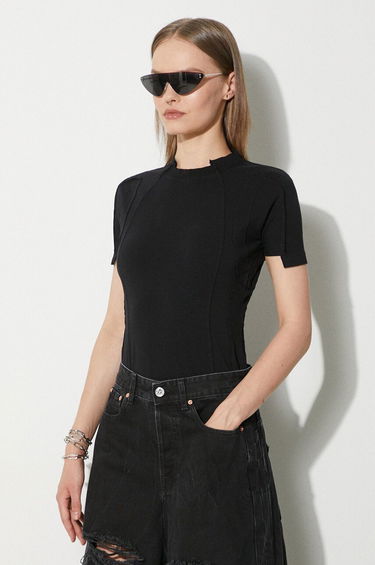 Tričko VETEMENTS VETEMENTS Blackout Cut-Up Fitted T-Shirt Čierna | UE64TR100B, 3
