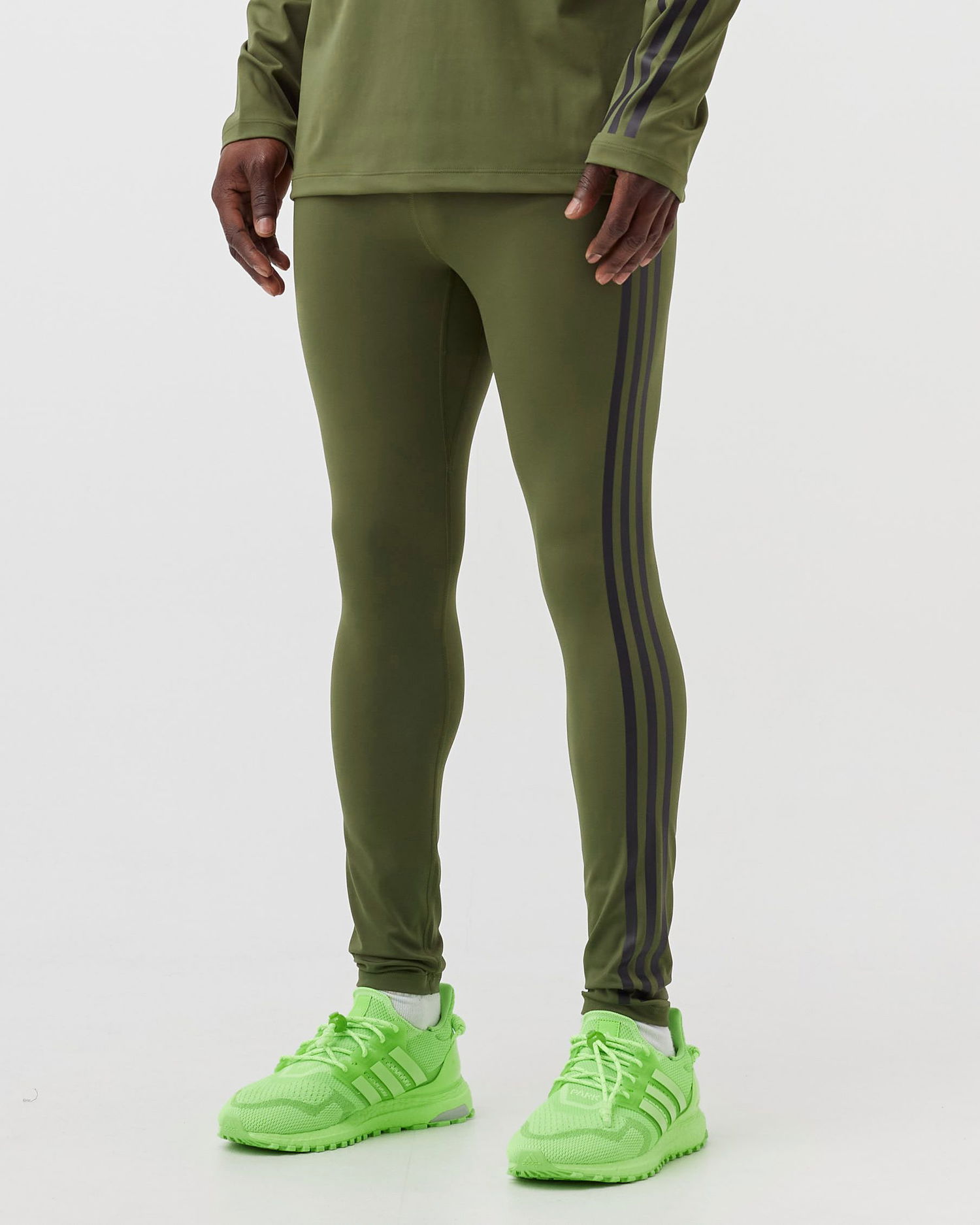 Ponožky adidas Originals x Ivy Park Mesh Tights Zelené | 4065427432748, 1