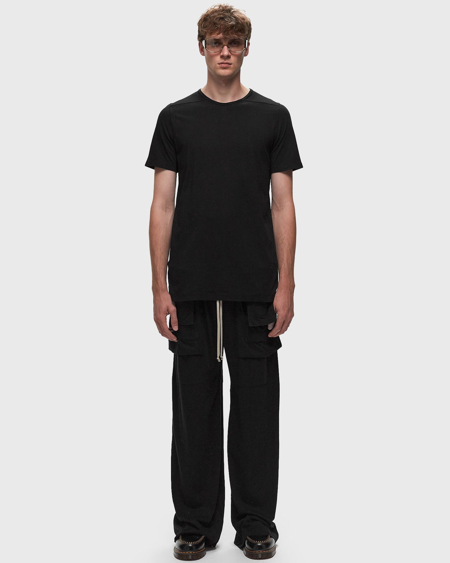 Tričko Rick Owens DRKSHDW KNIT T-SHIRT-LEVEL T Čierna | DU02D2250-RNP-09, 1