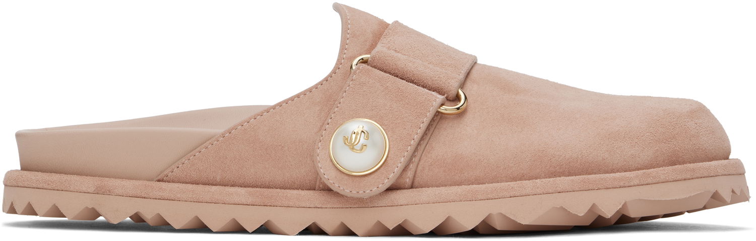 Oblečenie Jimmy Choo Jimmy Choo Fayence Suede Mules Ružová | FAYENCE MULE, 0