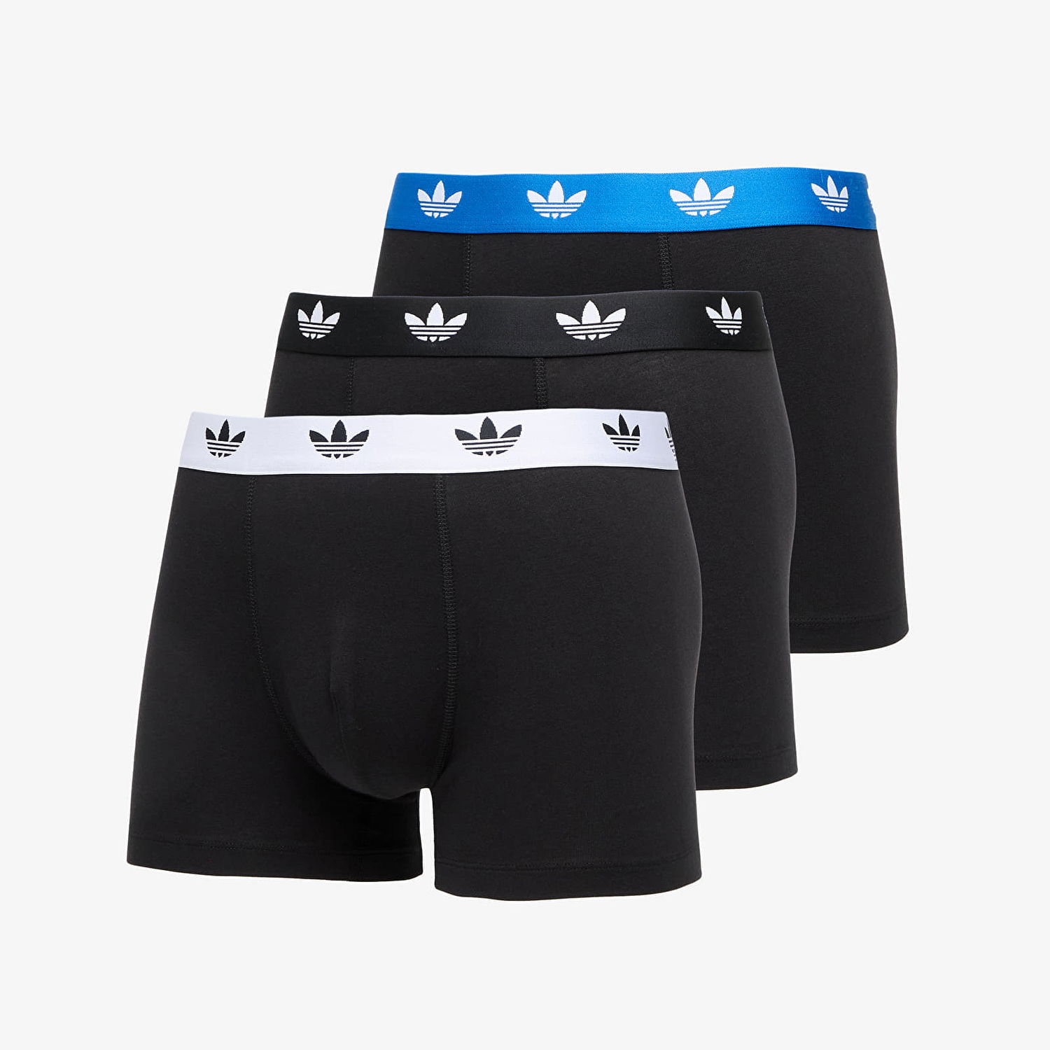 Boxerky adidas Originals adidas Comfort Flex Cotton Trunk 3-Pack Boxer Briefs Čierna | 4AR002-901, 0