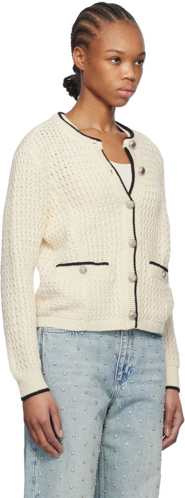 Sveter rag & bone Rag & Bone Daria Knit Cardigan Navy | WAS24P045SD45, 4