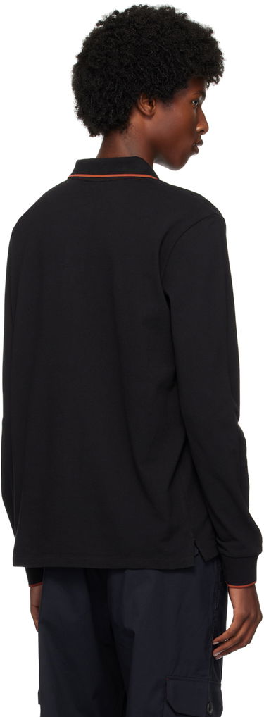 Polo tričko Paul Smith PS Paul Smith Long Sleeve Zebra Polo Čierna | M2R-142MZ-N21580-79, 2
