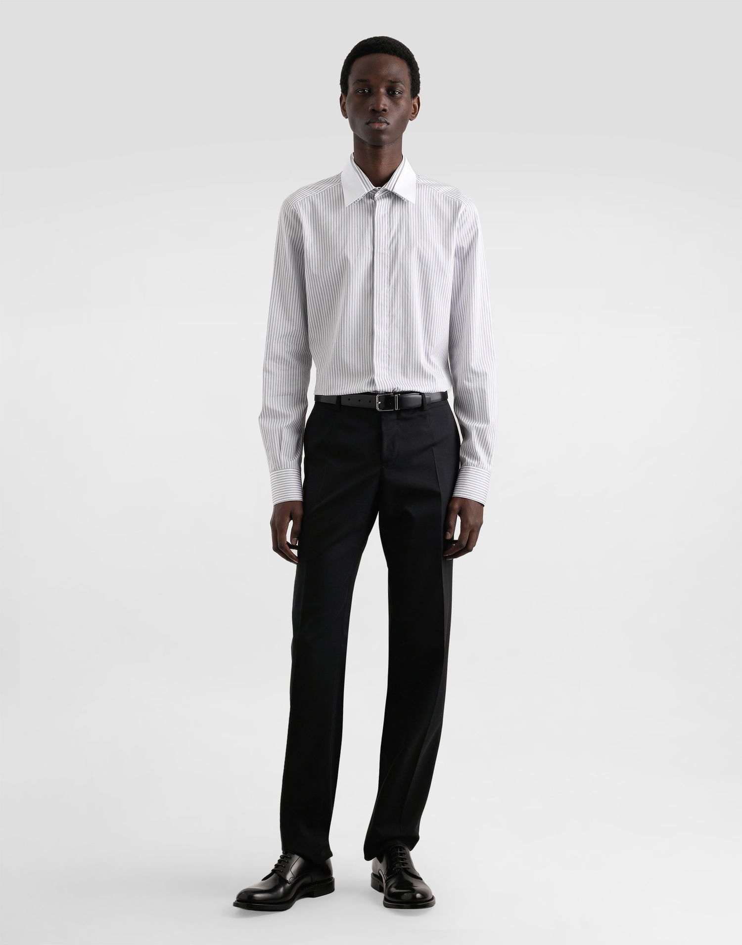 Košeľa Dolce & Gabbana Dolce & Gabbana Martini Striped Poplin Shirt Biela | G5NQ0ZFR503S8051, 1