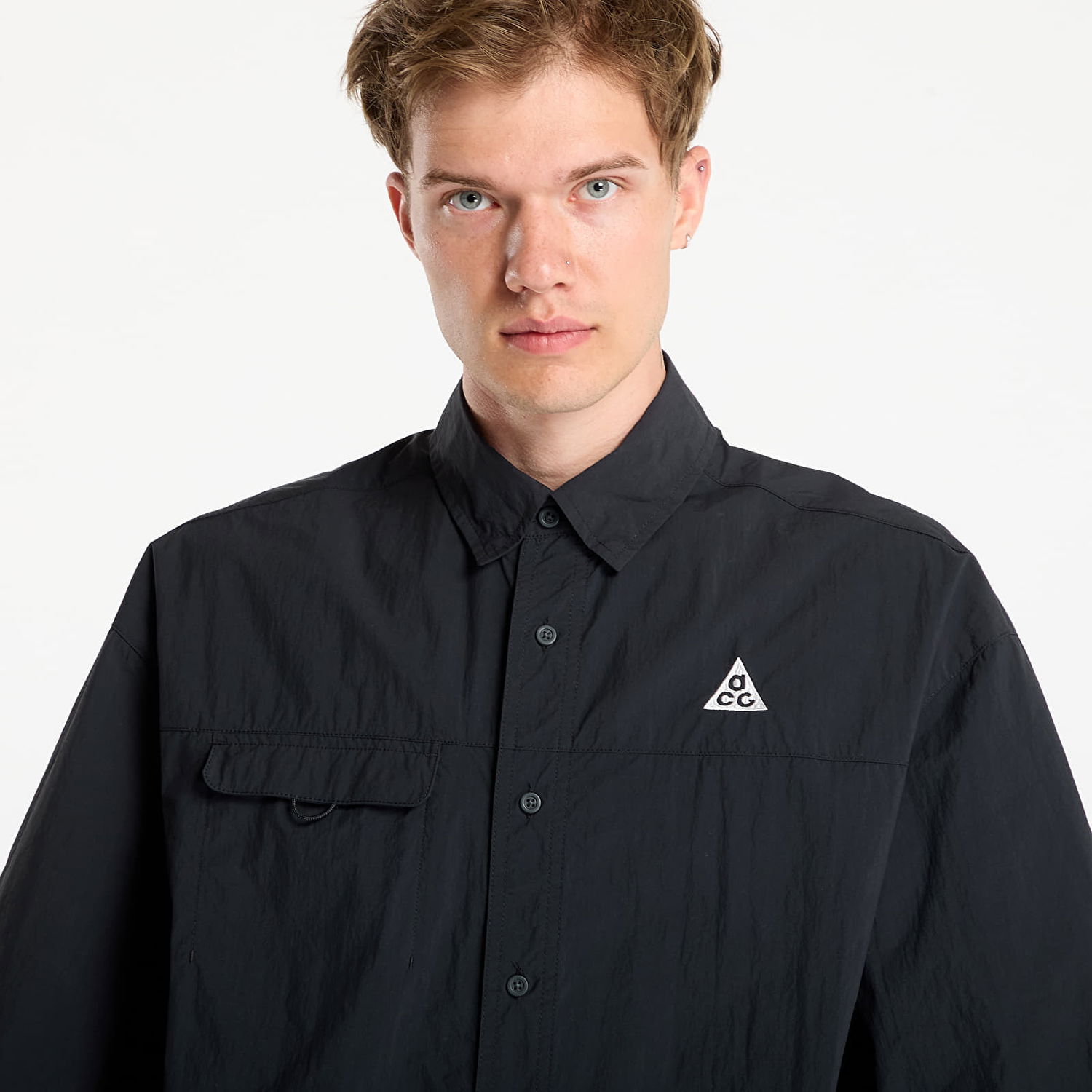 Košeľa Nike ACG ACG "Orb Weaver" UV Repel Short-Sleeve Shirt Čierna | HJ2883-010, 1
