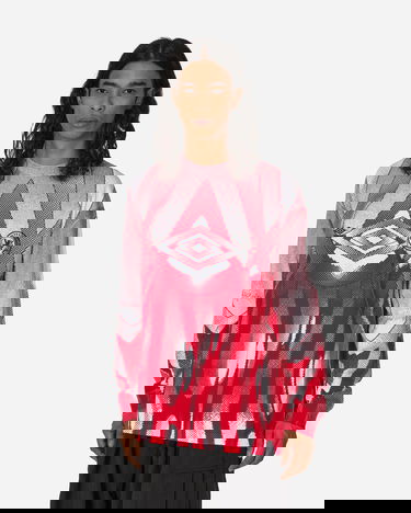 Tričko Umbro Warm Up Longsleeve T-Shirt Rôznofarebný | UBMW047JY15 RED0001, 0