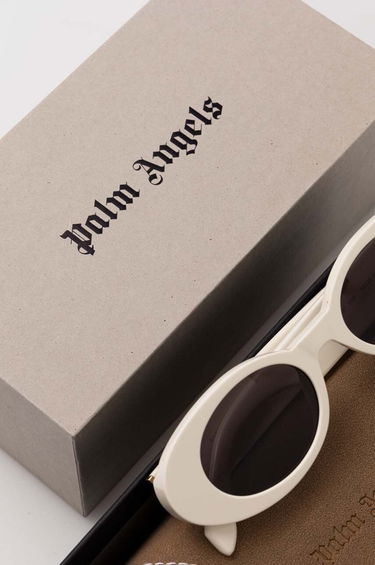 Slnečné okuliare Palm Angels Palm Angels Oval Sunglasses Biela | PERI051.500107, 2