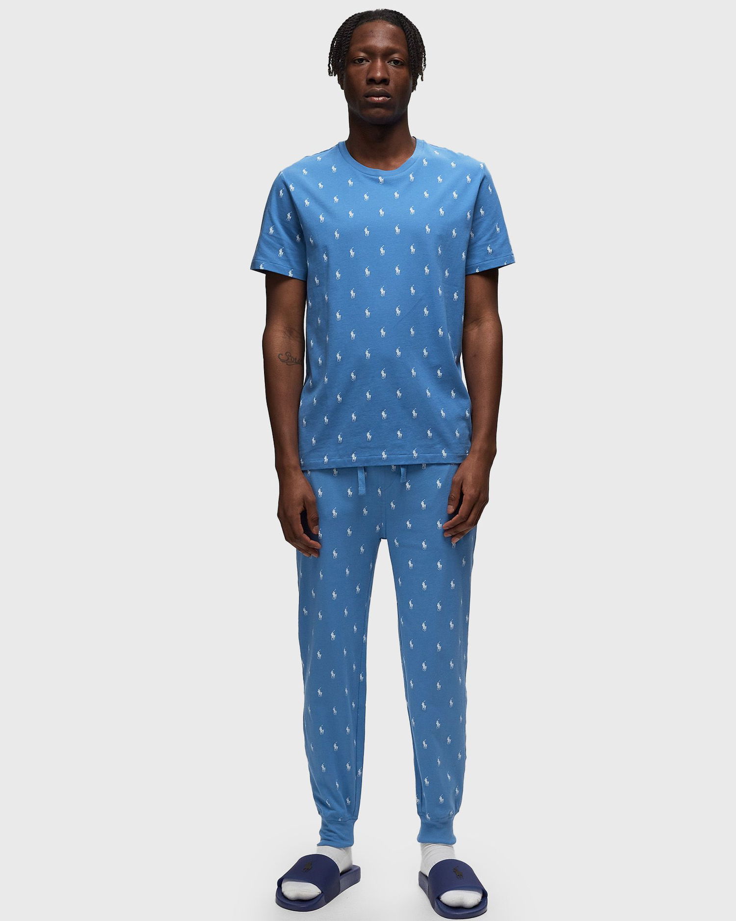 Pyžamo Polo by Ralph Lauren S/S CREW-SLEEP-TOP Modrá | 714899612012, 1