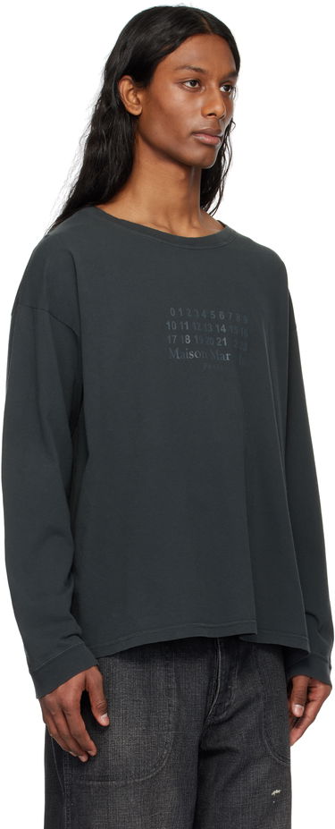 Sveter Maison Margiela Maison Margiela Printed Logo T-Shirt Čierna | S50GC0715 S24575, 1