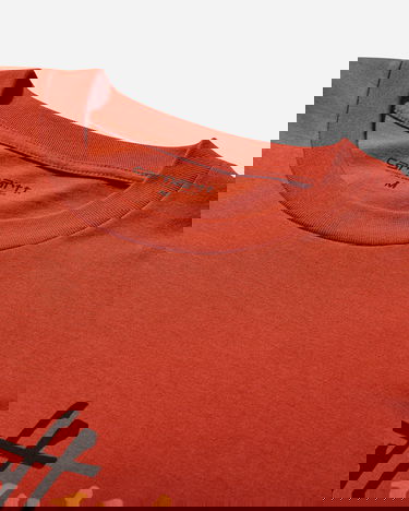 Tričko Carhartt WIP S/S Brush WIP T-Shirt Oranžová | I033952.2BVXX, 3
