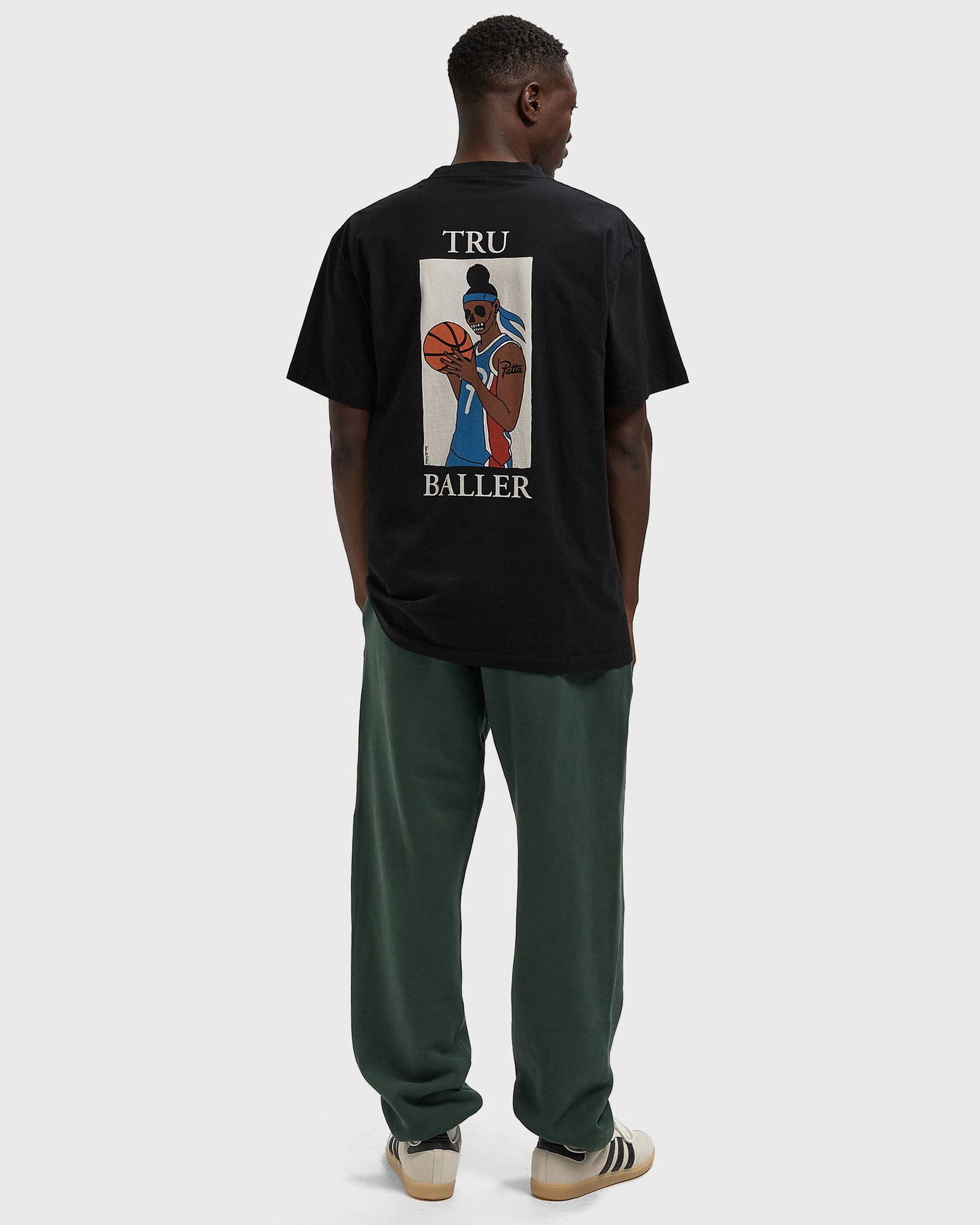 Tričko Patta Basic Logo T-Shirt Čierna | POC-AW25-1000-290-0082-001, 1