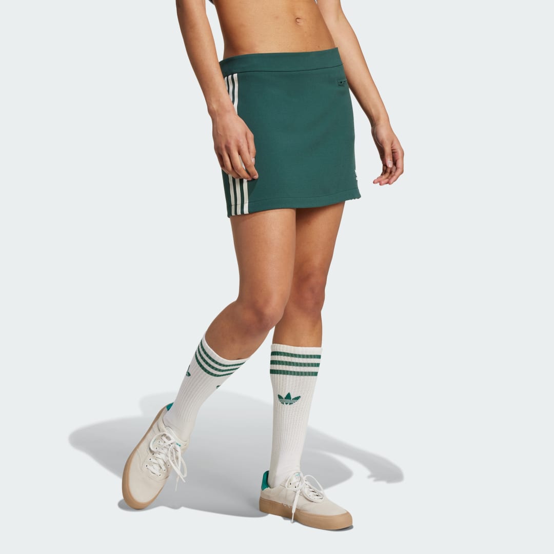 Sukňa adidas Originals Premium Originals Crepe Skirt Zelené | JF3730, 0
