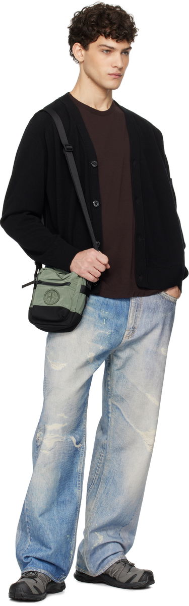 Sveter Stone Island Stone Island Light Geelong Wool Cardigan Čierna | K1S15 5100023 S00B4, 4