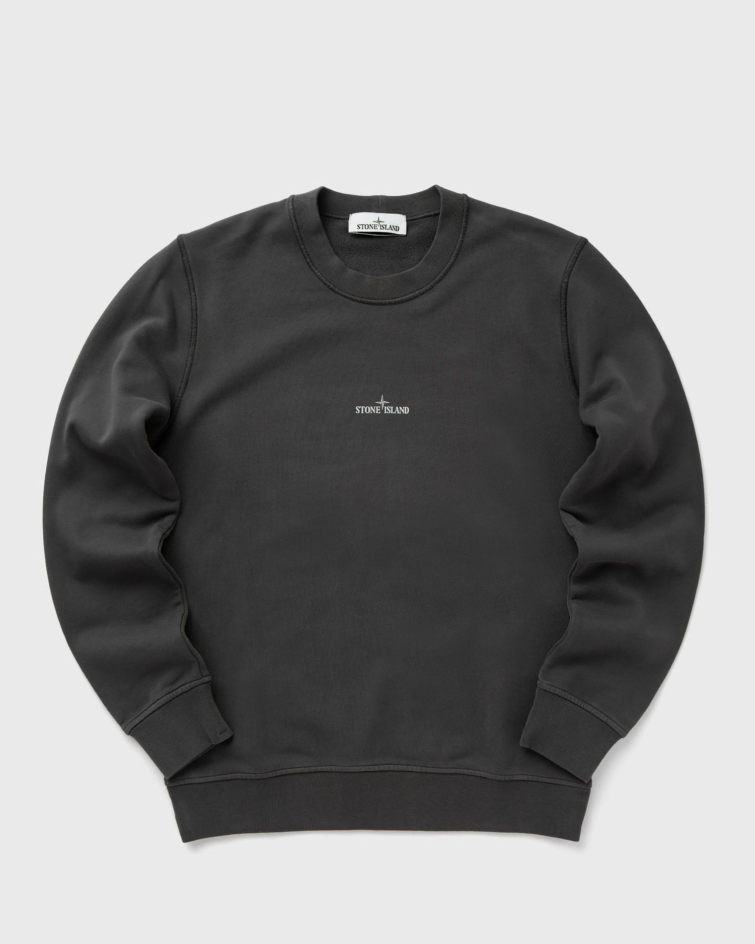 Mikina Stone Island Stone Island Crewneck Cotton Fleece Sweatshirt Čierna | K1S156100665S0083.V0065, 1