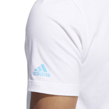 Tričko adidas Performance Graphic Print Sports T-Shirt Biela | HC6894, 3