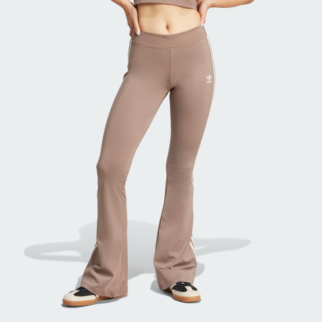 Legíny adidas Performance Sports Flare Leggings Hnedá | JD4601, 0