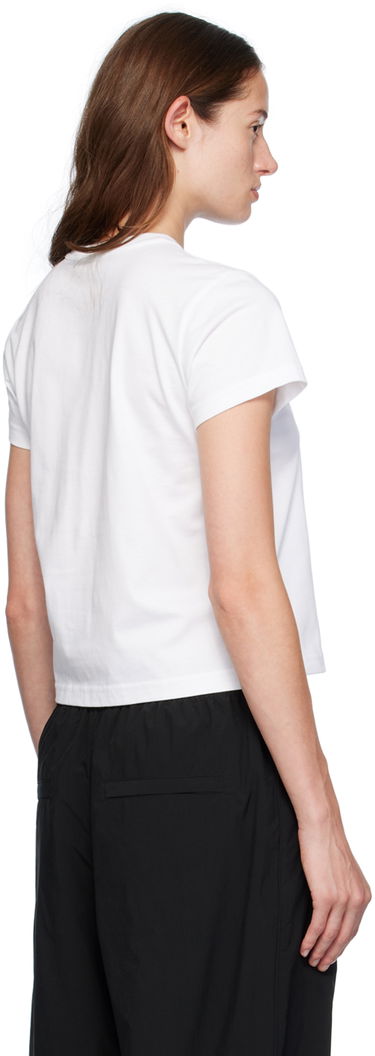 Tričko Alexander Wang Puff Logo Shrunken T-Shirt Biela | 4CC3241521, 2