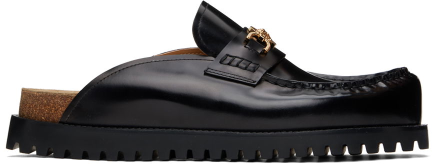 Tenisky a topánky Versace Black Medusa '95 Mules Čierna | 1014449_1A00599, 0