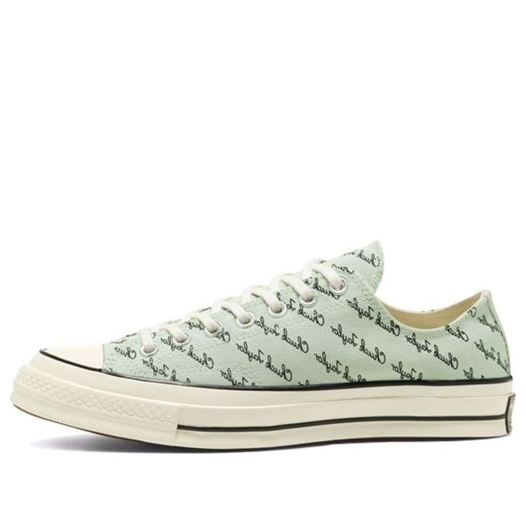 Tenisky a topánky Converse Chuck 70 Low 'Scripted Signature Print' Zelené | 167699C
