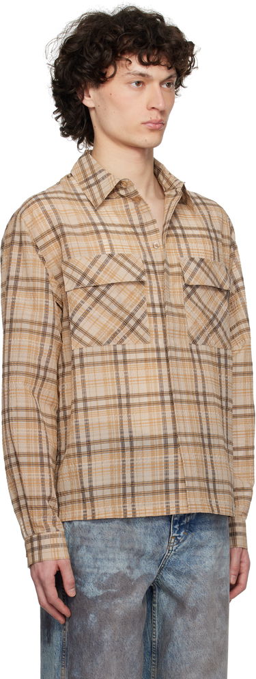 Košeľa Represent Clo Represent Sheer Flannel Shirt Béžová | MLM2907, 1