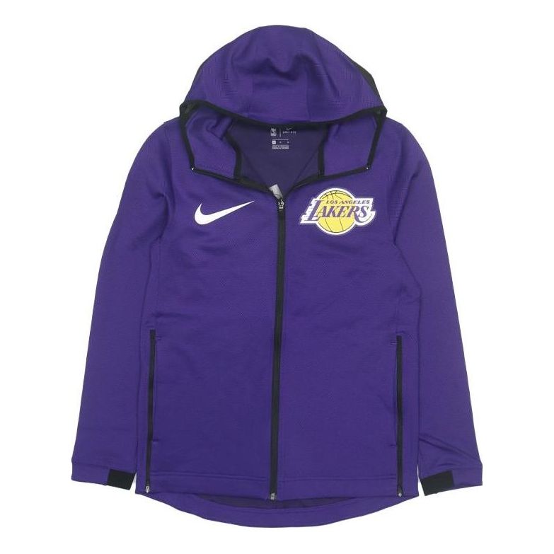 Mikina Nike Lakers Showtime Therma Flex Jacket Fialová | 940136-504, 0