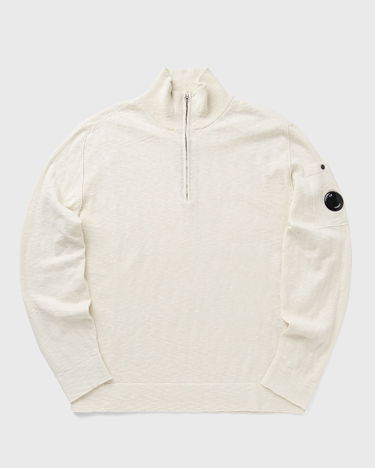 Sveter C.P. Company C.P. Company Half Zip Knit Pullover Biela | 18CMKN304A110373A-103, 0