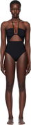 Rick Owens Hollywood Prong Bather One-Piece Swimsuit