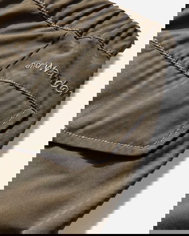 Nohavice and wander High Count Cloth Side Zip Hem Pants Hnedá | 5745282096 182, 4