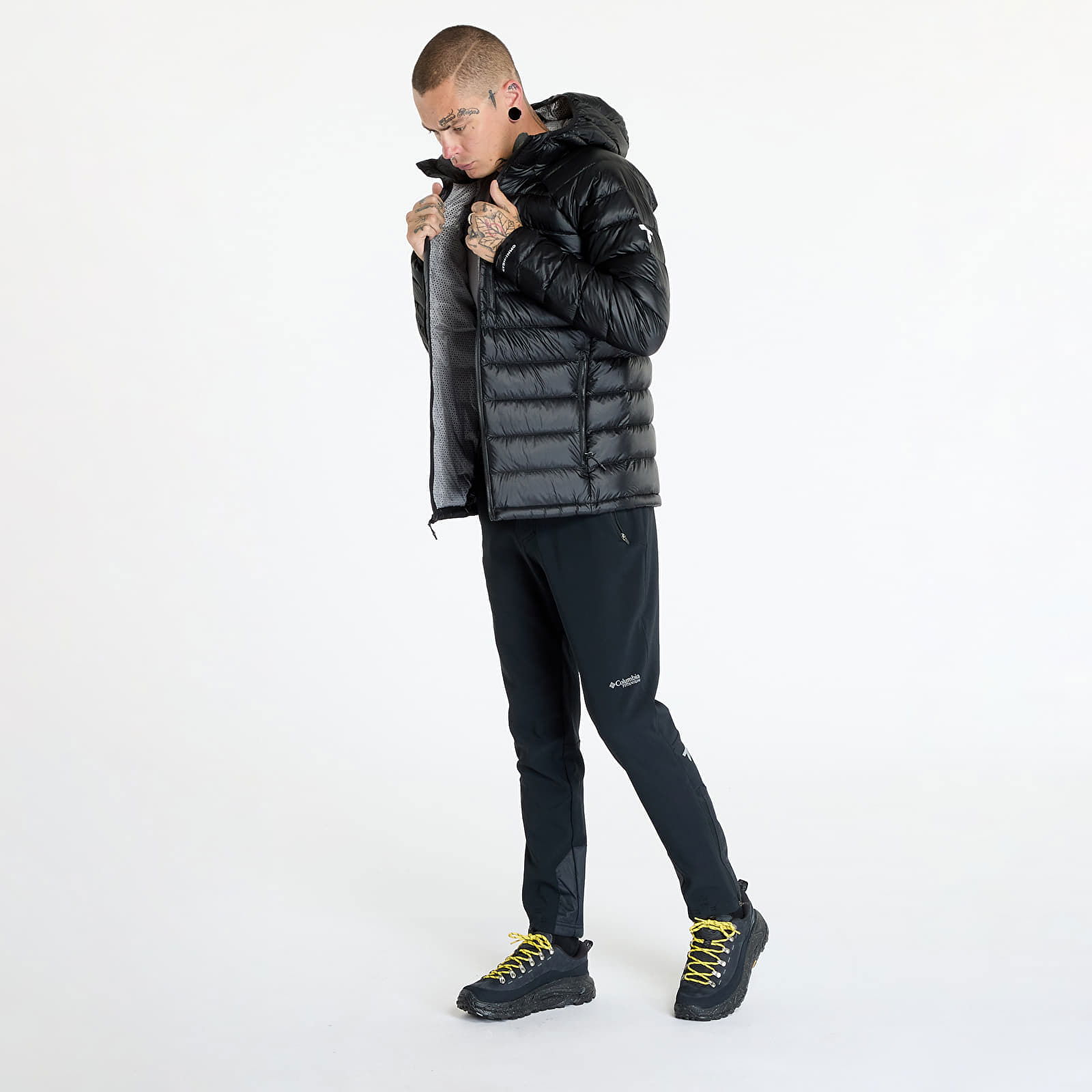 Arctic Crest™ Down Hooded Jacket Black