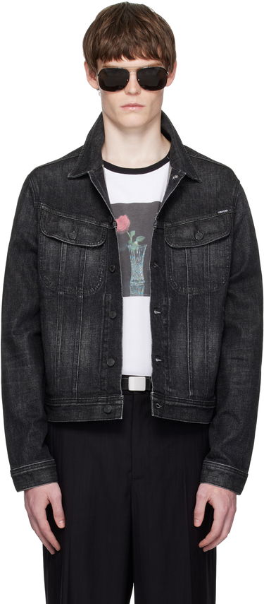 Bunda Tom Ford TOM FORD Icon Selvedge Denim Jacket Čierna | DJI001-DMC076, 0