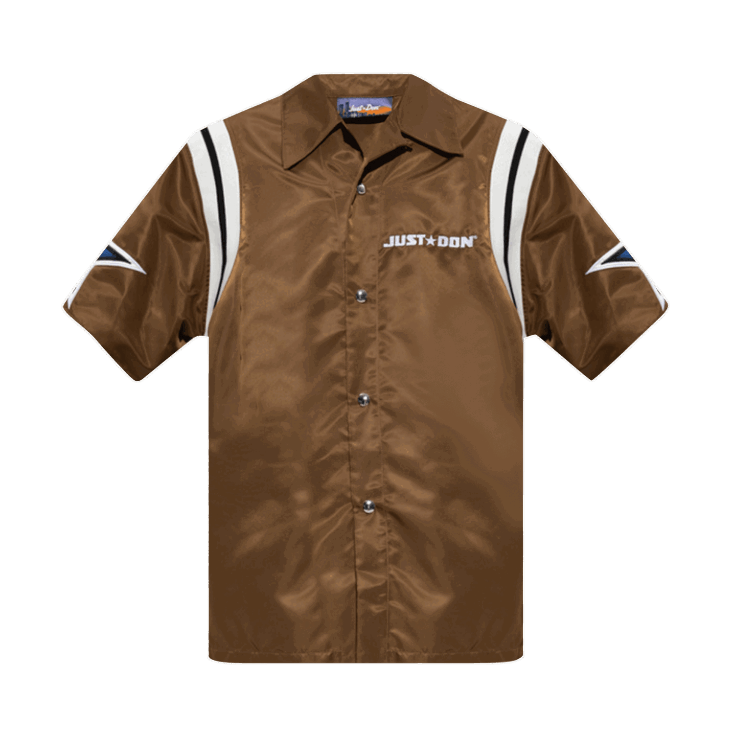 Košeľa Just Don Out Of This World Button Up Shirt Hnedá | 33JUSE04 226808 28, 0