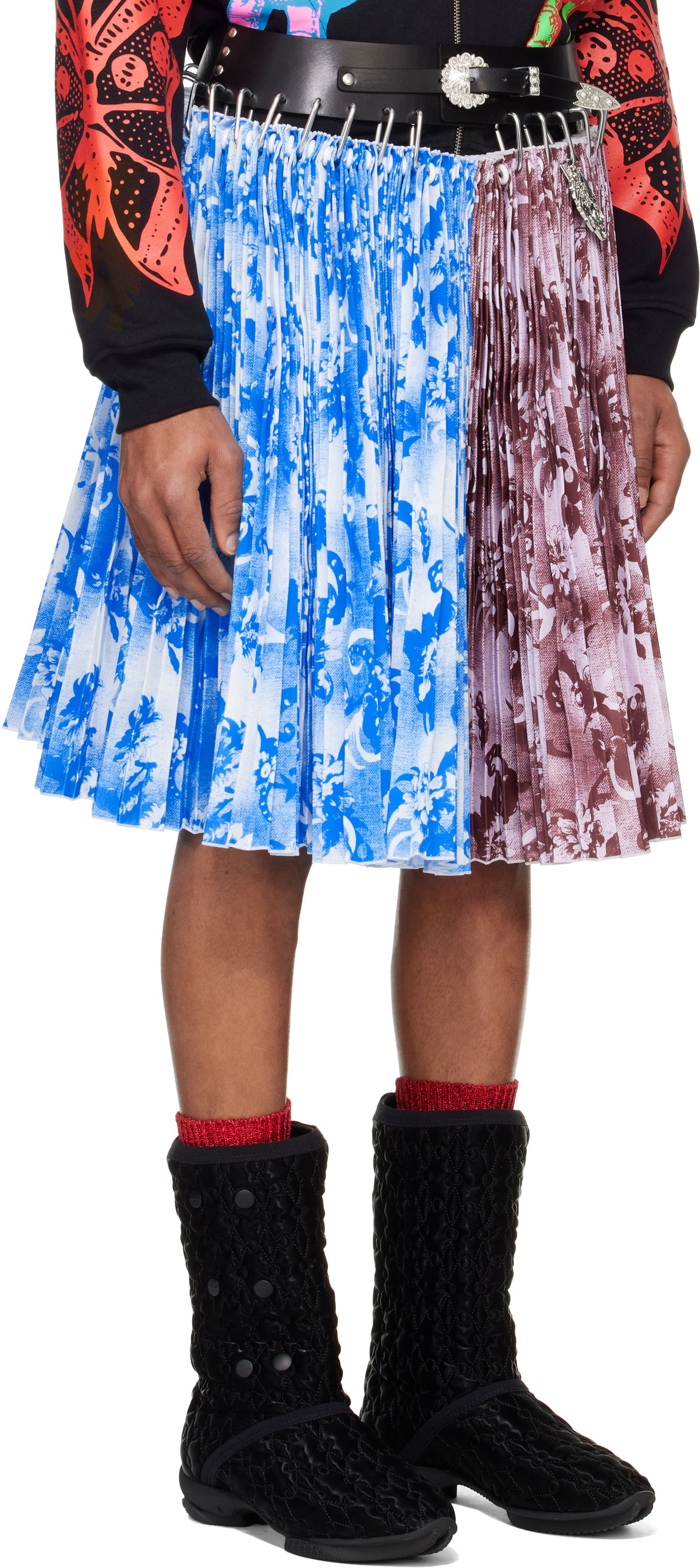Sukňa Chopova Lowena Chopova Lowena Carabiner Knee Pleated Skirt Rôznofarebný | 3250, 1