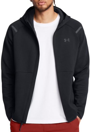 Mikina Under Armour Fleece Full-Zip Hoodie Čierna | 1389352-001, 0