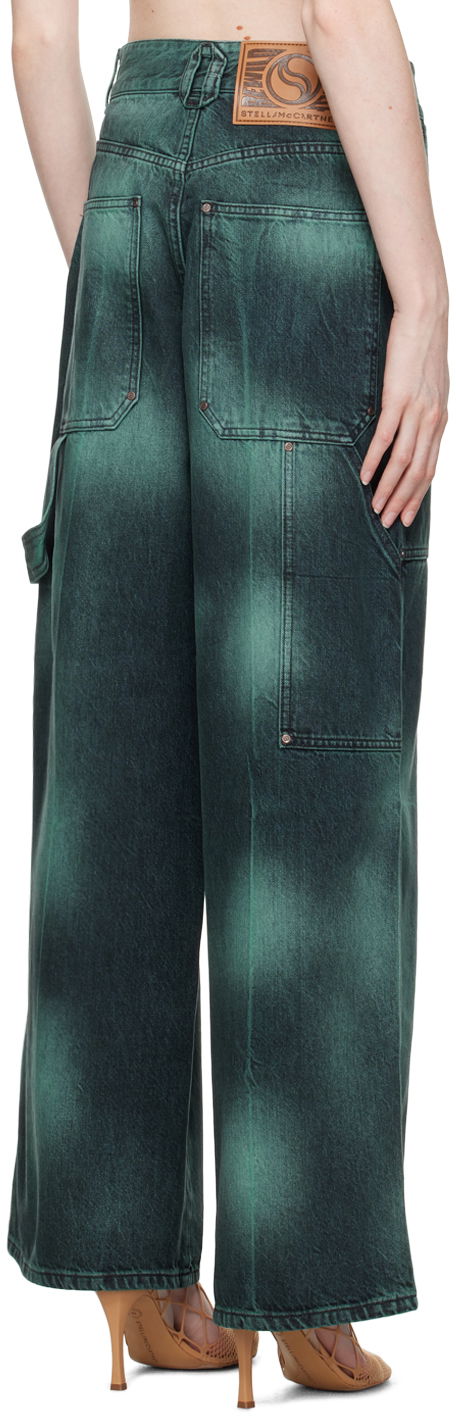 Tie-Dye Wide-Leg Jeans