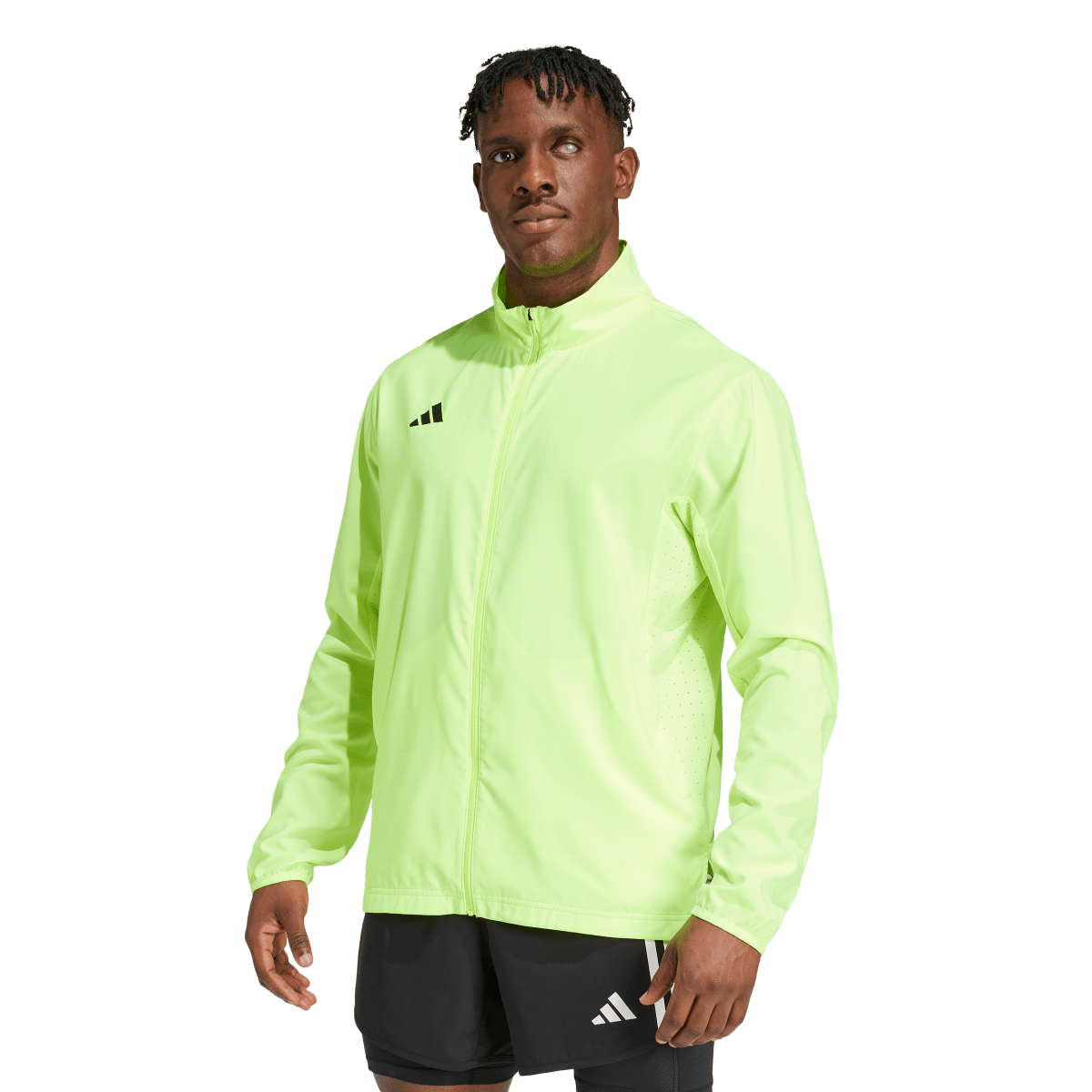 Vetrovka adidas Originals ADIZERO Perforated Full-Zip Jacket Žltá | IX2839, 0