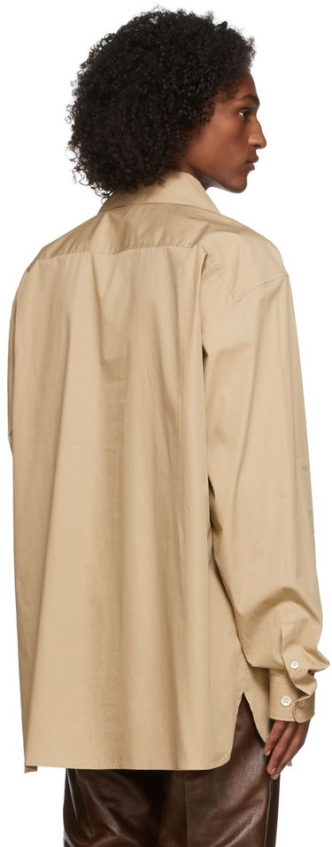 Košeľa Dries Van Noten Dries Van Noten Bow Collar Shirt Béžová | 212-020750-3013, 2