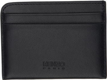 Peňaženka KENZO Kenzo Paris 'Kenzo Varsity' Leather Card Holder Čierna | FF55PM600L46, 1