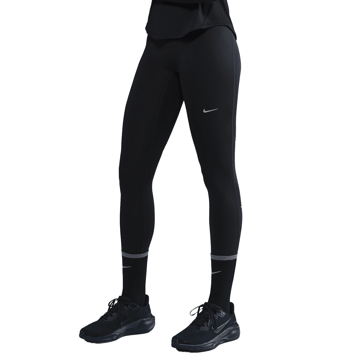Legíny Nike Tempo High-Rise 7/8 Running Leggings Čierna | HV8170-010, 0