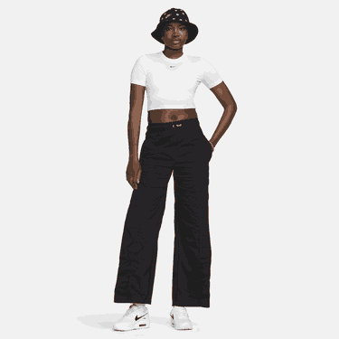 Crop Top Nike Essential Slim Crop Swoosh Tee Biela | FB2873-100, 2